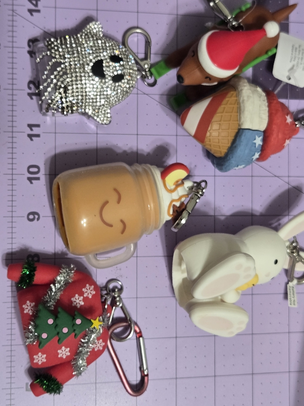 Lot Of Bath And Bodyworks Hand Sanitizer Holders Holiday